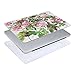 Mosiso Plastic Pattern Flower Hard Case with Keyboard Cover with Screen Protector Only for MacBook Pro Retina 13 Inch No CD-Rom (A1502/A1425, Version 2015/2014/2013/end 2012), Blooming Peony Leaves