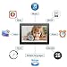 10.1 Inch Digital Photo Frame Electronic Picture Frame + 32GB SD Card with Motion Sensor and 1280×800 High Resolution Full IPS LCD 1080P HD Video player/Stereo/MP3/Mp4/Calendar/Alarm/Time/Remote Contrthumb 3