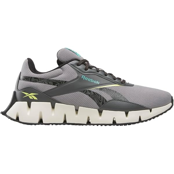 adidas gazelle silver green womens Reebok Zig Turf Shoe Black/Black