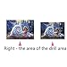 5D Diamond Painting Kit Full Drill,Lavany DIY 5D Diamond Paint by Number Kits Embroidery Rhinestone Pasted Wall Decor,Stamped Cross Stitch Kits,Lion with Butterfly Fairy(C)