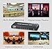 eSynic HDMI Splitter 1X4 HDMI Amplifier Switch Box 4 Ports 1080P HD Hub Smart Splitters Support 3D for HDTV PC Projector Laptop Sky Box PS3 PS4-1 in 4 Out with US Plug