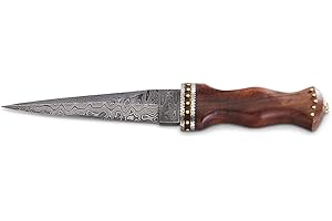 Szco Supplies DM-1076 Damascus Sgian Dubh Knife