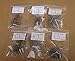 Ocamo Pre Cut Inside Corner Staples 0.8mm/0.6mm Plastic Stapler Repair Welders 100PCs