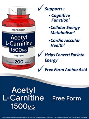 2 Acetyl+L+Carnitine+Capsules+Non+GMO+Horbaach