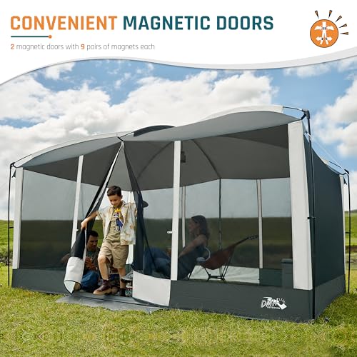 DMH OUTDOORS 13x9 FT Screen House Review: Spacious Outdoor Shelter With Magnetic Doors image 31
