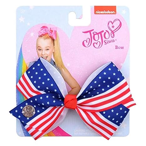 1 Pcs 4 5 Jojo Clip Jojo Bows Jojo Siwa Rainbow Printed Knot