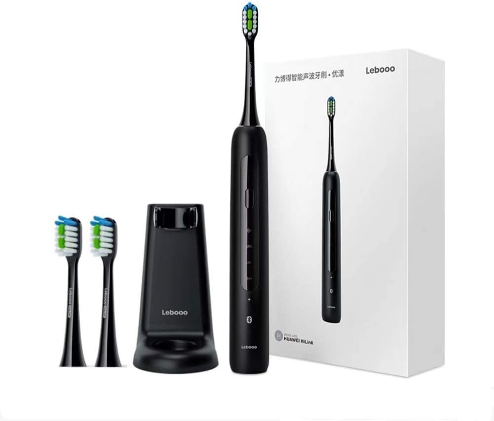 Electric Sonic Toothbrush Intelligent App Control Supersonic (black)