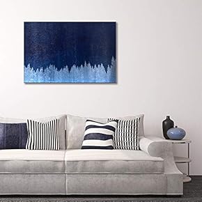 Canvas Print Wall Art - Abstract White Forest - Gallery Wrap Modern Home Art | Ready to Hang - 12" x 18"