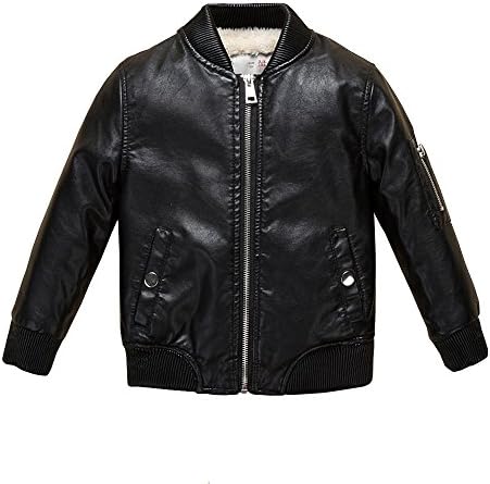 Inmusion Baby Boys' Active PU Leather Jackets