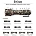 Mekingstudio Sigma 150-600mm Sport Rubber Camera Lens Cover Protective Cover Camo Rain Cover - Forest Green Camo