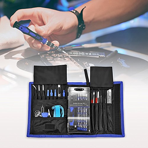 Repair Tools Kit, Precision Screwdriver Set with Flexible Shaft, INLIFE 81 in 1 Professional Electronics Magnetic Driver Kit with Portable Bag for Laptop, iPhone, iPad, Cellphone, PC, Camera, Macbook