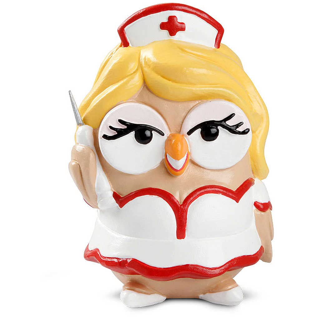 Egan ML18GU/2IF Nurse Figurine Goofi, Ceramic, Mutlicolour, 8 x 8 x 10 cm