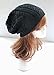 Clearance! E-Papaya New Unisex Thick Warm knit Oversized Beanie Hat Skull Cap (Black)