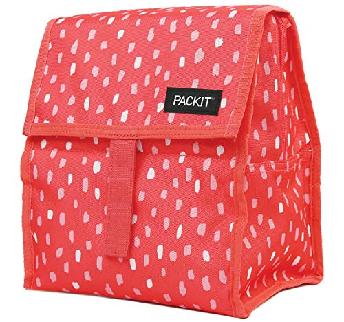 PackIt Freezable Lunch Bag with Zip Closure, Melon Spritz - Thumbnail 7