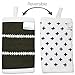 Kaydee Baby Organic Cotton Reversible Teething Chew Pads w/Organic Fleece Inner Lining for Baby Carriers for Girls and Boys - 2 Pack - Variety of Options Available (Arrows & Plus)