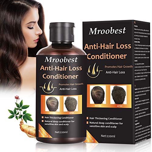 Hair Growth Conditioner, Damaged Hair Mask, Hair Conditioner, Anti-Hair Loss Conditioner, Hair Thickening Conditioner for The Regrowing, Deep Treatment of Damaged & Dry Hair