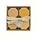 Simply Be Well Organics (Plant Based) Set of Four Honey Bar Soap Set - Gift Box Individual Soaps - Honey, Honey Aloe, Honey Oatmeal & Honey Almond 4 OZ each