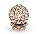 Ugears Mechanical Flower 3D Puzzle - Moving Flower with Jewelry Storage 3D Wooden Puzzles for Adults - DIY Wood Model Kit Adult Craft Model Building Kits for Adults Gifts for Mothers Day - 101 Pcs