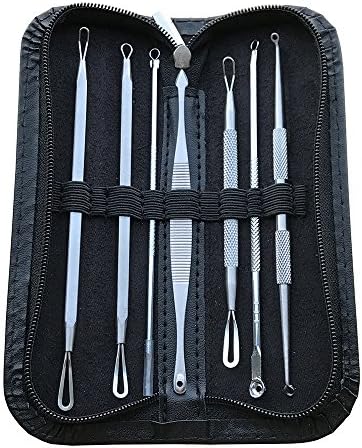 GIROUETTE Pimple Extractor Tool Blackhead Comedone Remover Best Acne Removal Kit Treatment for Blemish