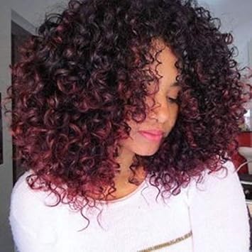 Amazon Com Full Shine 12 Inch Short Curly Clip In Hair Extensions