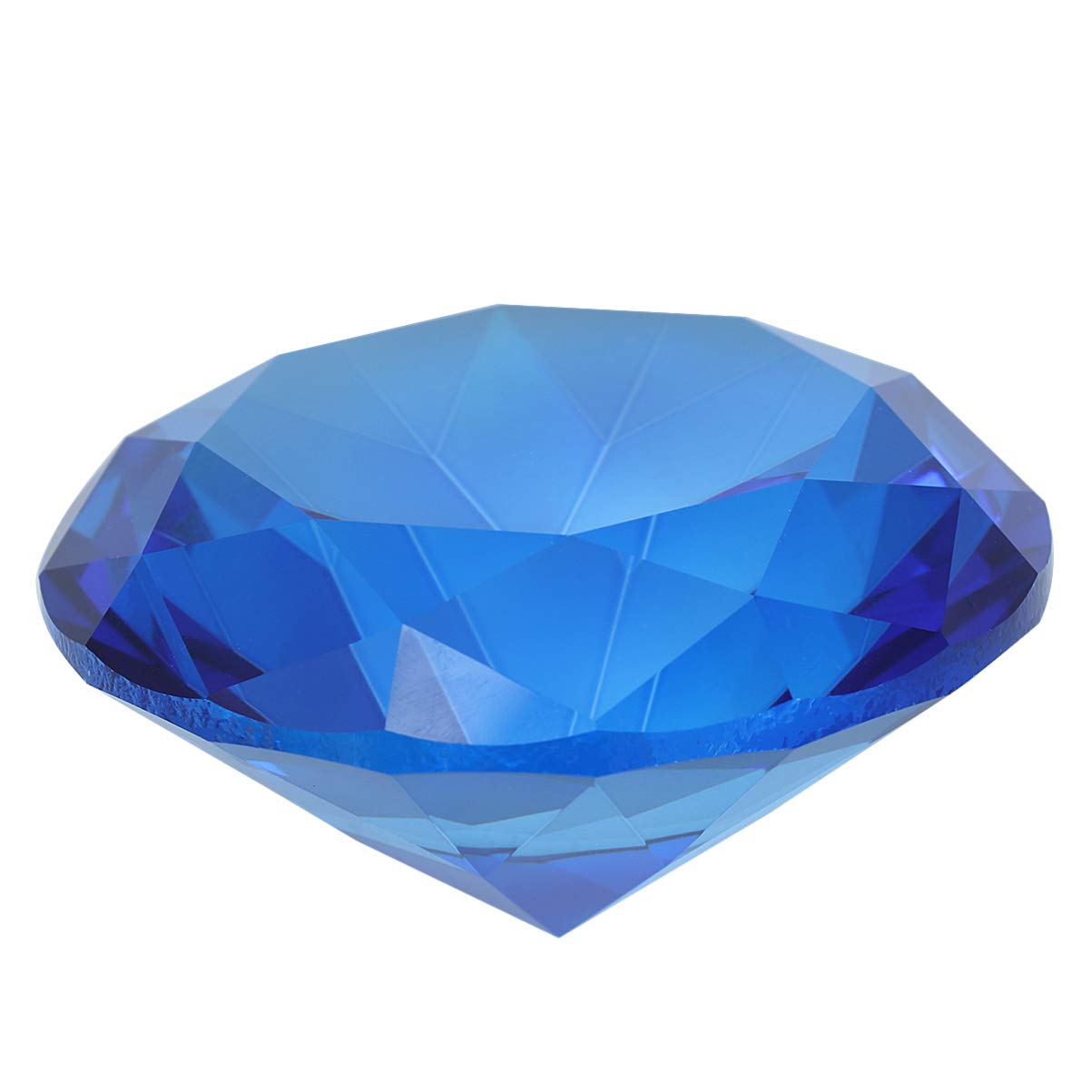 Holibanna Artificial Diamond Ornament 3.15 Inch Clear Crystal Decorative Accent for Wedding Home Bridal Shower Table Decoration