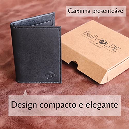 Carteira Masculina Mini Couro Legítimo