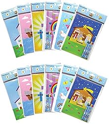 Tiny Mills Christian Religious Coloring Book Set