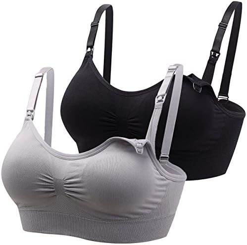 Womens Seamless Nursing Bra Comfort Maternity Bralette for Breastfeeding