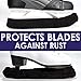 Athletico Ice Skate Blade Covers - Guards for Hockey Skates, Figure Skates, and Ice Skates - Skating Soakers Cover Blades from Youth to Adult Size - Men, Women, Kids (Small, Black)