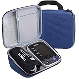 Case Compatible with 10 Series BP785N / BP786 / BP786N Wireless Upper Arm Blood Pressure Monitor, Fits Charger & Cuff (Dark Blue)