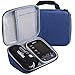 Case Compatible for Omron 10 Series Upper Arm Blood Pressure Monitor, Storage Bag Fits Charger & Cuff (Dark Blue)