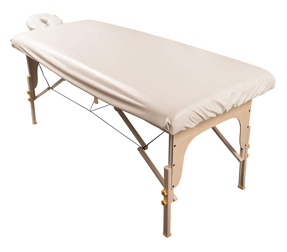 ForPro Waterproof Spa Treatment Massage Sheet Set, Natural, Machine-Washable, for Massage Tables, Includes Massage Fitted Sheet and Massage Face Rest Cover : Beauty