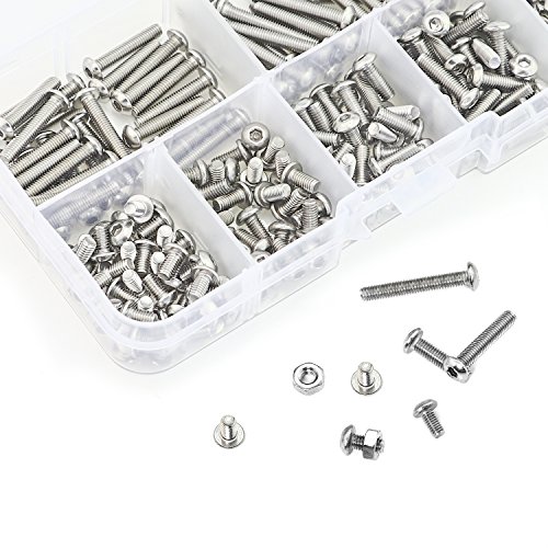 4 Sutemribor+320Pcs+Stainless+Button+Assortment