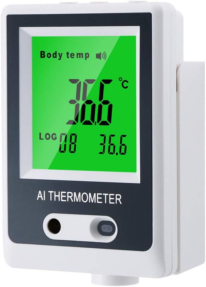 WallMounted Body Thermometer, NonContact Digital Forehead Fever