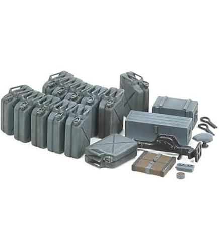 タミヤ 1/35 ミリタリーミニチュアシリーズ No.315 ドイツ陸軍 初期型 ジェリカンセット プラモデル 35315 g6bh9ry Amazon.com: Tamiya 300035315 – 1:35 WWII German Canister Set