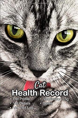 Cat health record: Cat vaccine record book | Pet health record | Puppy ...