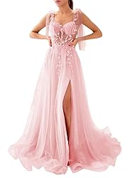 Dymaisei Sweetheart Lace Prom Dresses Spaghetti