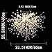 GDNS Chandeliers Hand Made Firework LED Light Stainless Steel Crystal Pendant Lighting Ceiling Light Fixtures Chandeliers Lighting,Dia 23.5 inch