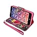 Alcatel One Touch Fierce XL Case, Mstechcorp Magnetic Leather Folio Flip Wallet Pouch Case Cover With Fold Up Kickstand For Alcatel One Touch Fierce XL - Includes Accessories (Cupid Hearts)