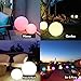Mr.Go 16-inch Indoor/Outdoor Waterproof Rechargeable LED Glowing Ball Light Orb Globe Lamp w/Remote, 16 RGB Colors 4 Light Effects, Ideal Home Garden Pool Patio Party Ambient Decorative Lighting
