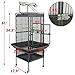 Nova Microdermabrasion 61″/68″ Large Bird Cage Play Top Parrot Cockatiel Parakeet Chinchilla Macaw Cockatoo Cage W/Stand Perch Pet Supplies (61″)thumb 1