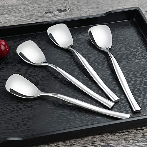 Idomy 12-Piece Stainless Steel Ice Cream Spoons, 5.51-INCH - Buy Online