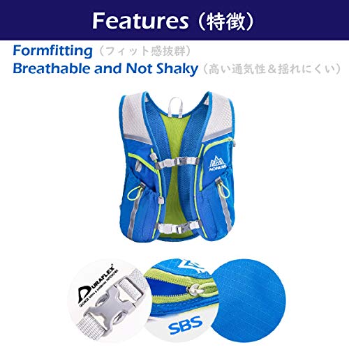 Sac Hydration AONIJIE 5.5L - Gilet Trail Course à Pied Avec Poches Multiples