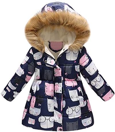 Clearance!! Baby Boys Girls Winter Warm Coats GoodLock Toddler Floral Hooded Windproof Jacket Coat