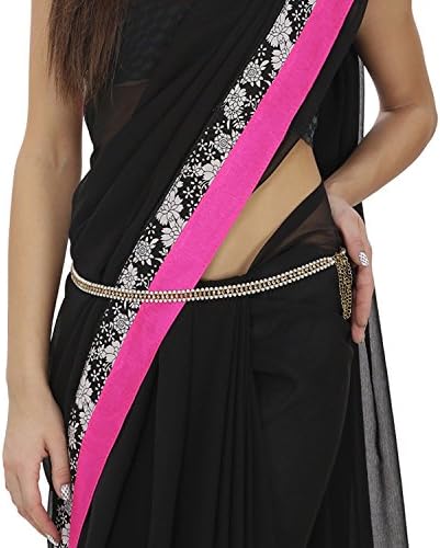 Kauberi Jewels Women's Waist Hip Belt Belly Chain Pearl Design Kamarband