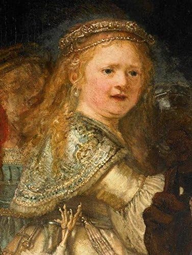 High Quality Polyster Canvas ,the Best Price Art Decorative Prints On Canvas Of Oil Painting 'Rembrandt Harmenszoon Van Rijn-The Night Watch (detail Of The Face Of The Girl) ,1642', 18x24 Inch / 46x61 Cm Is Best For Home Office Decor And Home Decor And Gifts