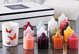 Kitchen Partylite Sunshine Breeze Votive Gift Set with Butterfly Votive Holder Book