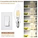 KEDSUM C35 4W Candelabra Light Bulbs, Dimmable Chandelier LED Bulb, 2700K Warm White (40W Equivalent), 220LM Candle Light Bulbs, E12 Candelabra Base Bulb, Pack of 6 (Compatible with Partial dimmers)