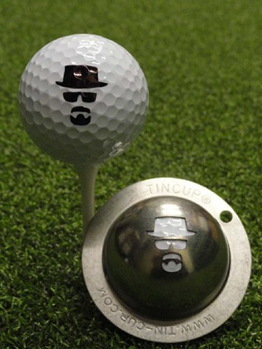 Tin Cup Golf Ball Marker Stencil - Premium Personalization Tool for Golfers - Custom Design Ball Marker - Golf Accessories Gift for Men and Women- Made in The USA (Incognito)