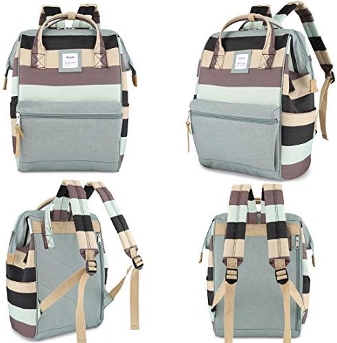 Himawari Travel School Backpack with USB Charging Port 15.6 Inch Doctor Work Bag for Women&Men College Students(L-USB TWL) 2 Himawari Travel School Backpack with USB Charging Port 15.6 Inch Doctor Work Bag for Women&Men College Students(L-USB TWL)